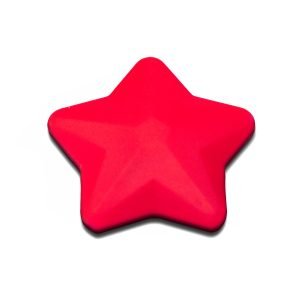 Силіконова бусинка, бусина для прорізувача зубів – Зірка Червона