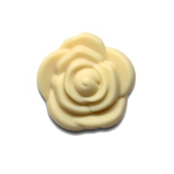 Силіконова бусинка, бусина для прорізувача зубів - Розочка мал. Бежева - Зображення 1