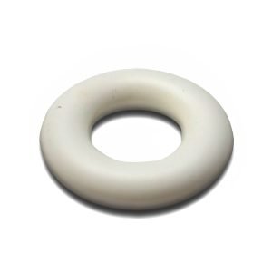 Силіконова бусинка, бусина для прорізувача зубів – Кільце Біле