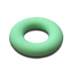 Силіконова бусинка, бусина для прорізувача зубів – Кільце М’ятне