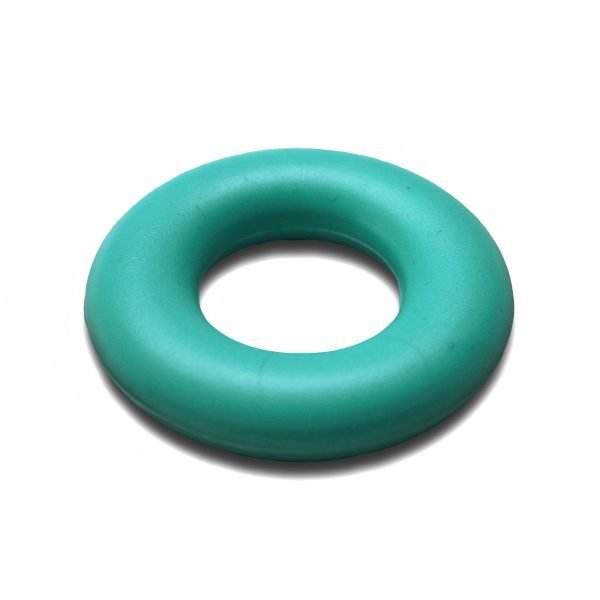 Силіконова бусинка, бусина для прорізувача зубів - Кільце Бірюзове - Зображення 1