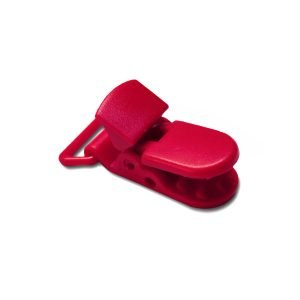 Пластикова кліпса – Червона