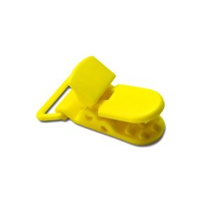 Пластикова кліпса – Жовта