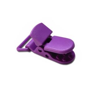 Пластикова кліпса – Фіолетова