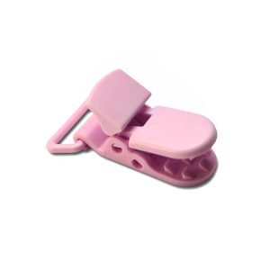 Пластикова кліпса – Рожевий кварц