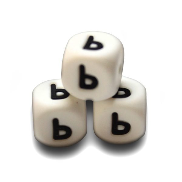 IMG_3342 Силиконовая буква, буква бусина "Ь" — изображение 1