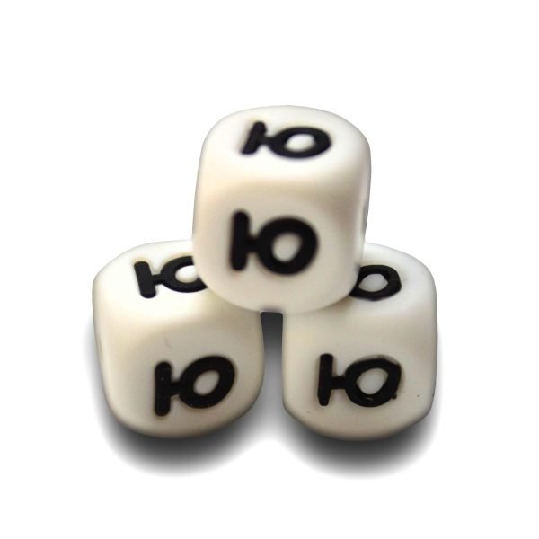 Силиконовая буква, буква бусина "Ю" — изображение 1