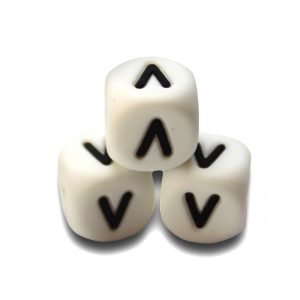 Силіконова буква, літера намистина “Л”