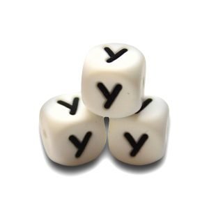 Силіконова буква, літера намистина “У”