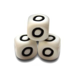 Силіконова буква, літера намистина “О”