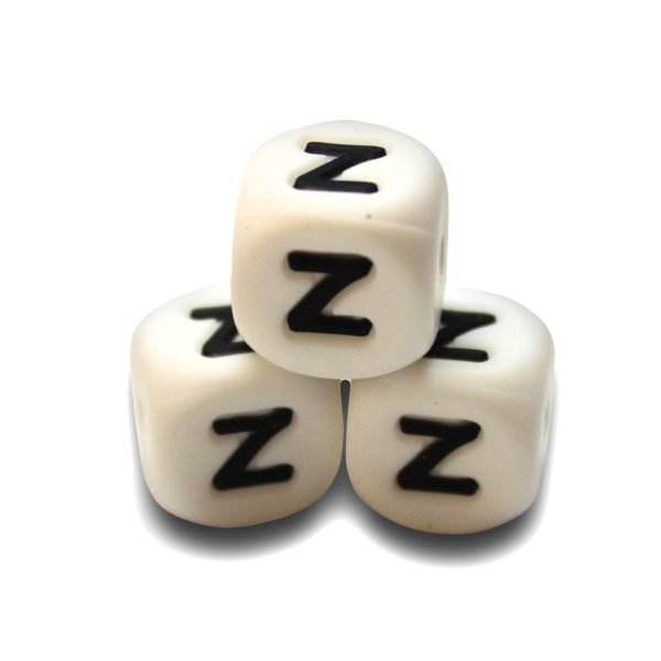 Силиконовая буква, буква бусина "Z" — изображение 1