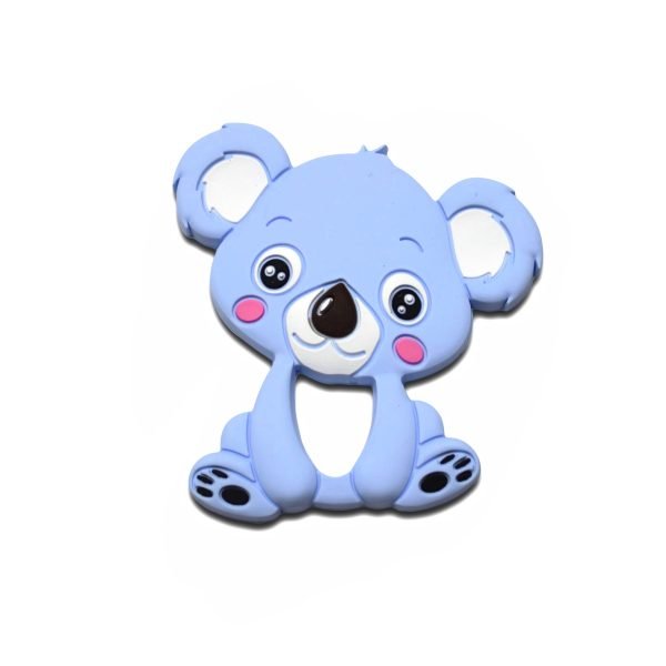 Силіконовий гризунець, прорізувач для зубів - Коала Бебі блю - Зображення 1