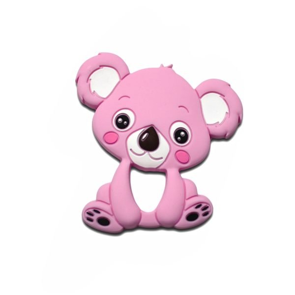 Силіконовий гризунець, прорізувач для зубів - Коала Baby pink - Зображення 1