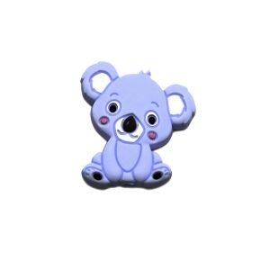 Силіконова бусинка, бусина для прорізувача зубів – Міні коала Бебі блю