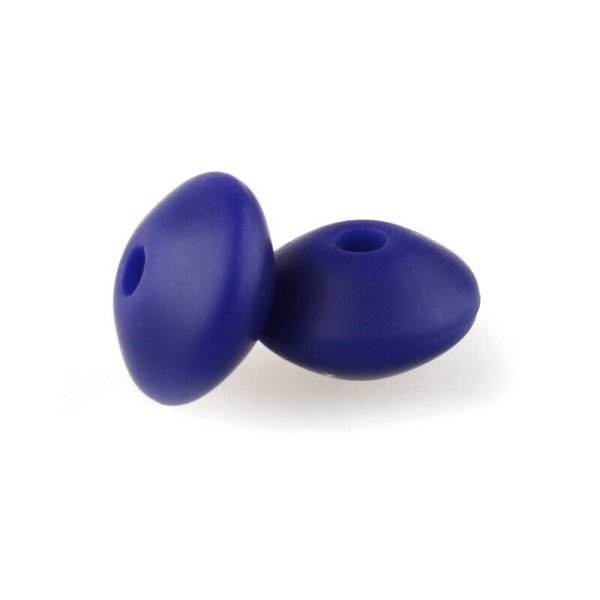 Силиконовая бусинка, бусина для прорезывателя зубов - Разделитель Темно синий — изображение 1