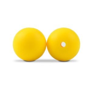Силіконова бусинка, бусина для прорізувача зубів – Кругла 12мм Жовта