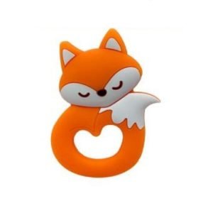 Силіконовий гризунець, прорізувач для зубів – Лисичка Помаранчева