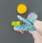 Пластикова кліпса - Фіолетова - Зображення 4