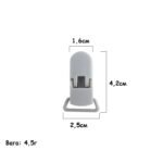 Пластикова кліпса - Фіолетова - Зображення 2