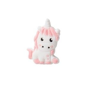 Силіконова бусинка, бусина для прорізувача зубів – Міні єдиноріг