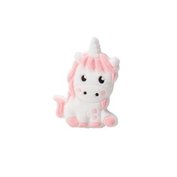 Силиконовая бусинка, бусина для прорезывателя зубов - Мини единорог — изображение 1