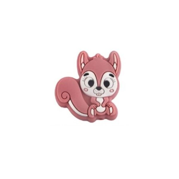 Силиконовая бусинка, бусина для прорезывателя зубов - Мини белочка Блаш — изображение 1