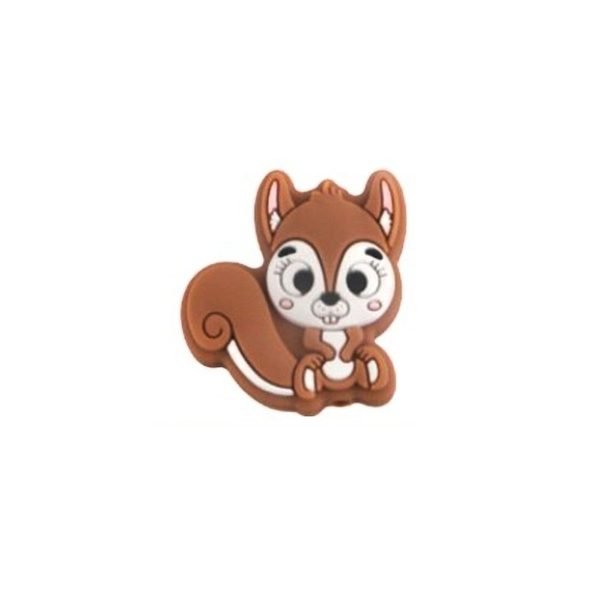 Силіконова бусинка, бусина для прорізувача зубів - Міні білочка Camel - Зображення 1