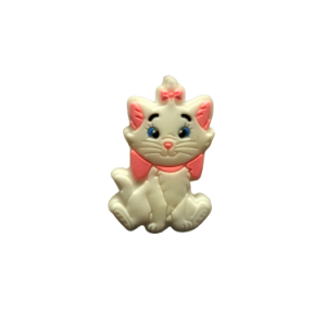 Силіконова бусинка, бусина для прорізувача зубів – Міні Котик Білий