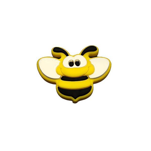 Силіконова бусинка, бусина для прорізувача зубів - Міні Бджола - Зображення 1