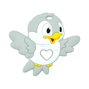 Силіконовий гризунець, прорізувач для зубів – Пташка Сіра