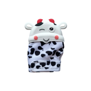 Рукавичка гризунець, для прорізування зубів – Корівка Біла