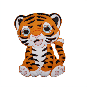 Силіконовий гризунець, прорізувач для зубів – Тигреня Помаранчеве