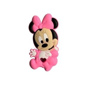 Силіконовий гризунець, прорізувач для зубів – Мінні Маус Рожева