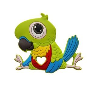 Силіконовий гризунець, прорізувач для зубів – Папугай