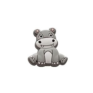 Силіконова бусинка, бусина для прорізувача зубів – Міні Бегемот