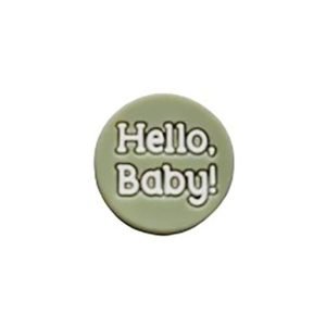 Силіконова бусинка, бусина для прорізувача зубів – Hello baby – Lint