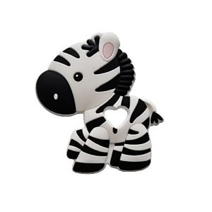 Силіконовий гризунець, прорізувач для зубів – Зебра