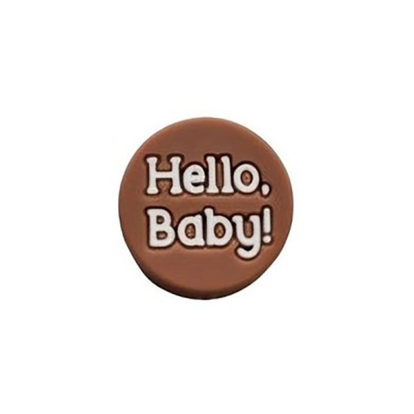 Силиконовая бусинка, бусина для прорезывателя зубов - Hello baby - Camel — изображение 1