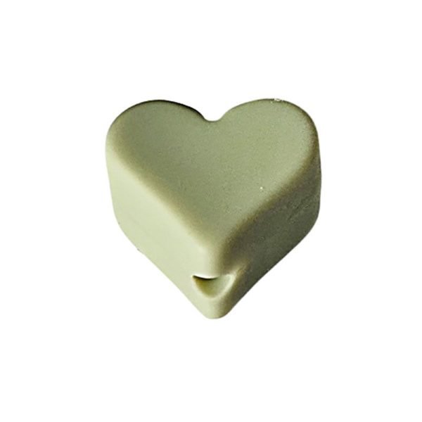 Силиконовая бусинка, бусина для прорезывателя зубов - Мини сердечко Lint — изображение 1