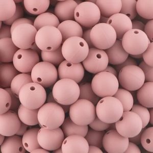 Силіконова бусинка, бусина для прорізувача зубів – Кругла 15мм Блаш